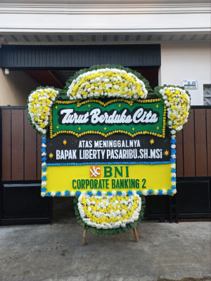 Papan Bunga Duka di Banjarbaru Utara