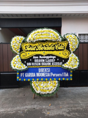 Papan Bunga Duka di Banjarbaru Utara