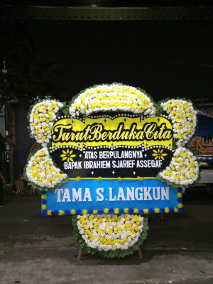 Papan Bunga Duka di Banjarbaru Utara