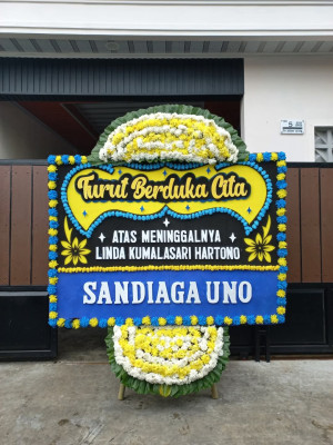 Papan Bunga Duka di Banjarbaru Utara