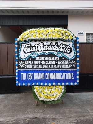 Papan Bunga Duka di Banjarbaru Utara